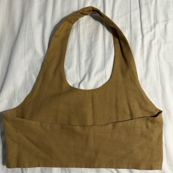 Linen Halter Top - Picture 3 of 5